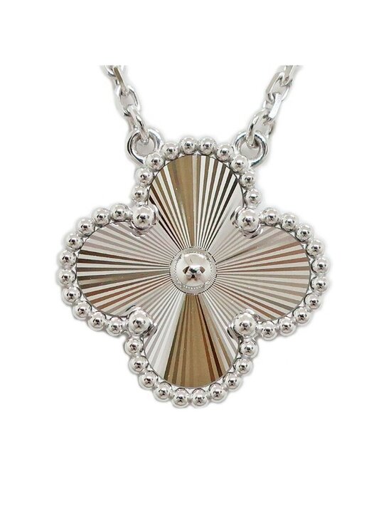 Van Cleef & Arpels Jewelry - ★SOLD★ Van Cleef & Arpels Ten Vintage Alhambra Necklace Guilloche